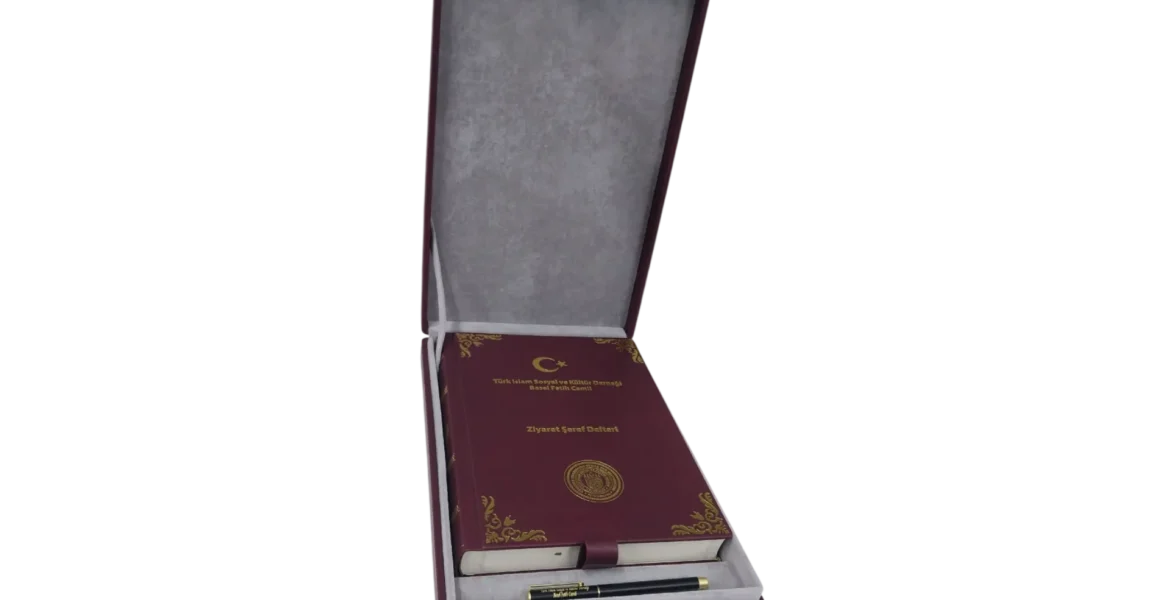 Ziyaret Şeref Defteri Özel Kutulu